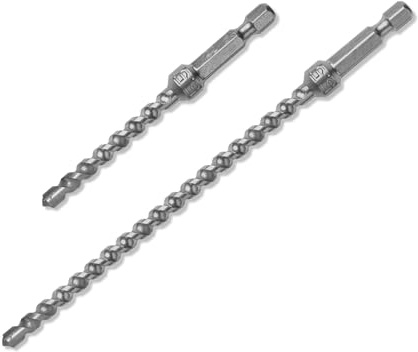 Armeg TIM05.5TP Twister Impact Masonry Twin Pack, 85mm and 150mm Drill Bits, Hex Shank