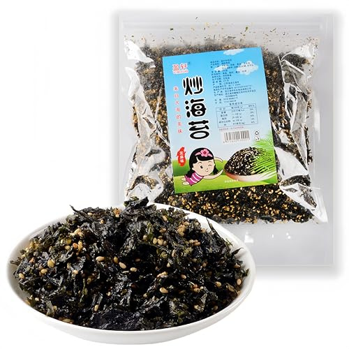 Knusprige Nori (250 g)Knusprige Algen Snacks, nori- Gerösteter Seetang-Flocken,Seealgen Snack Perfekt für Sushi, Reisbowls, Salat & Snack