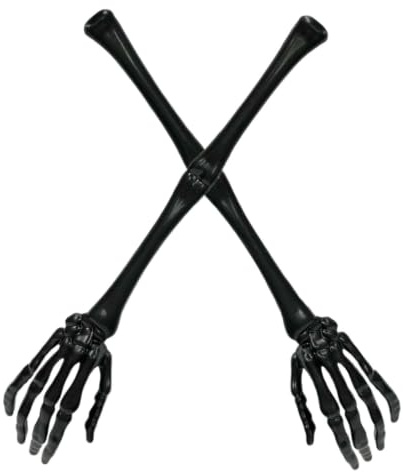 Halloween salladstänger lätt värmebeständig halkfri halloween | Skelett hand salladstänger för fest kök matsal restaurang kafé hem bar buffé