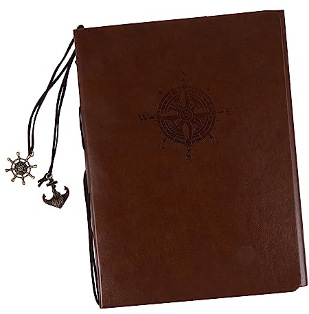 COHEALI Álbum De Fotos De Cuero Álbum De Fotos Retro Álbumes De Fotos Autoadhesivos Álbum De Fotos Del Libro De Recuerdos De Bricolaje Computadora Portátil Fideos Pu Antiguo Amantes