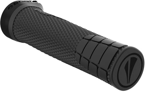 SQlab Fahrrad Griffe für Kinder 7½, ergonomische Kinderfahrradgriffe, Fahrradgriffe in schwarz