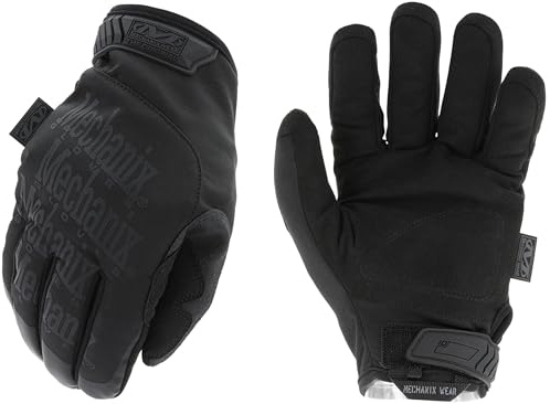 Mechanix Wear Tactical ColdWork - Guantes de trabajo originales de invierno, aislados y resistentes al agua, aptos para pantalla táctil, lavables a máquina, talla L, color negro
