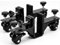 2Pcs Heavy Duty Door Cart，Adjustable Door Board Dolly with Wheels，Lifter Dolly for 1-3/8 to 2-1/4 Pre-Hung，The Single Person Hands Free Door Install Kit, Door Hanging Jig Kit.