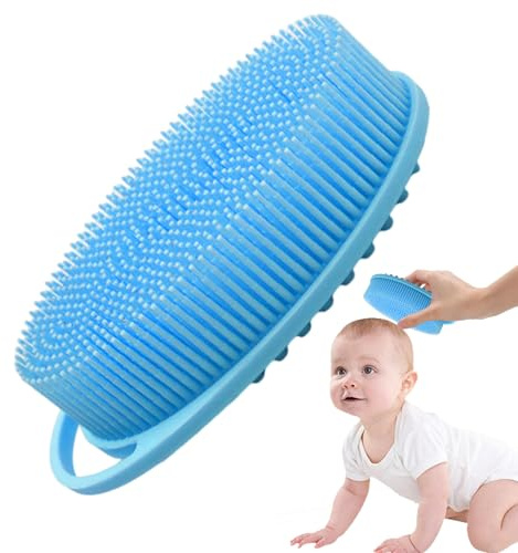 Duschbürste für den Körper - Duschkörperbürste, Silikon-Badebürste | Mehrzweck-Körperwäscher für Kinder | Körperreinigungsbürste mit weichen Borsten, sanfte Peelingbürsten für Gesicht, Rücken