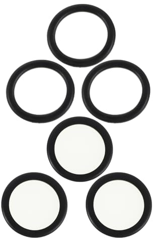 Abaodam Set Accessori di Ricambio per Stetoscopio Medico con 6 Pezzi Diaframma e Anello Anti-freddo, Kit Riparazione Membrana per Auscultazione Precisa, Compatibile e Durevole per Uso
