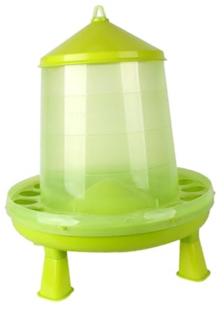 Gcljlmy Automatischer Hühnerfutterspender, Futtereimer, Hühnerbedarf, Küken, Stallzubehör mit Mehreren Anschlüssen, Geflügelfutterspender für Gänse, Garten, Style C