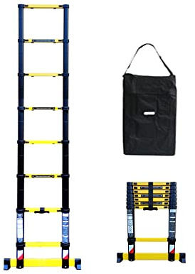 Echelle télescopique 2m Woerther Grafitek avec Housse