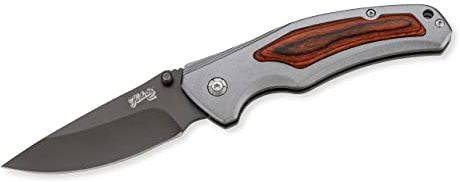 Herbertz Einhandmesser, Slipjoint, AISI 420 Stahl, rostfrei, Taschenclip, Fangriemenöse, hochwertiges Klappmesser, scharfes Taschenmesser