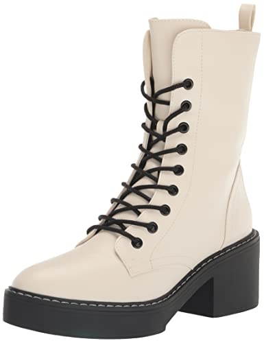 NINE WEST FOOTWEAR Denie3, Botas de Combate Mujer, Crema (Chic Cream), 39 EU
