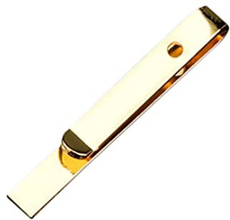 Suwequest Krawattenklammern Herren Krawatte Kristall Hemden Krawattennadel für Hochzeit Gold Krawattennadel Mann Zubehör B-Gold