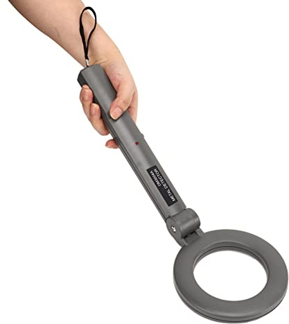 Hand Held Metal Detector, Security Inspection Metal Detector for Airport, Metro, Railway - Portable High Sensitivity with 180° Head Rotation