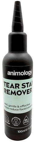 Animology Veganer Tränenfleckenentferner, sulfat- und parabenfrei, mild und sanft, 100 ml