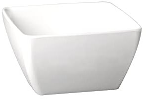 APS 79002 Schale Friendly Bowl, bianco, realizzata con plastica riciclata, 100% ecologica, 12,5 x 12,5 x 6,5 cm