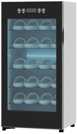 Intelligent Shoe Dryer, Shoe Drying Cabinet with Ozone Technology and Twin Turbine Blower, 60° Thermostatic Control and 1-3H Quick Drying, 360° Comprehensive Circulation, for Home, Shop 5th-Floor