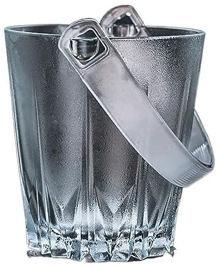 WAOCEO Seau à glacon Seau à Glace Refroidisseur de vin Seau à Champagne en Plastique Seau à Glace isolé élégant Seau à Boissons en Cristal adapté au Bar de fête Seau a Champagne (Color : 1)