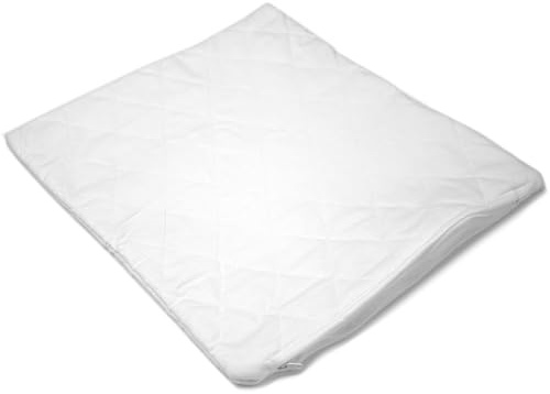 Inlett Steppware weiß ca. 35x30cm mit Reißverschluss - Hülle ideal für Selberbefüller von Kissen - Inlett = Leere Kissenhülle - Polyester-Baumwoll Inlett 3-lagig