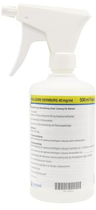 BIENE24 Oxalsäuredihydrat-Lösung Set 40mg/ml gegen Varroamilbe (500ml) mit Sprayer (Oxalsäure) von Serumwerk für Bienen Imkerei Imker Träufelbehandlung Sprühbehandlung