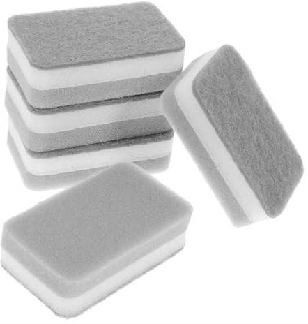 MAGICLULU 15pièces Éponges De Récurage Cuisine Réutilisables Tampons Doux Et Résistants pour Nettoyage Vaisselle Multi-usages sans Rayures Faciles à Essorer Et Durables