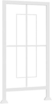 Kit balustre en fer – 5 designs élégants pour décoration intérieur/extérieur, balcon et terrasse – Solution de balustrade blanche
