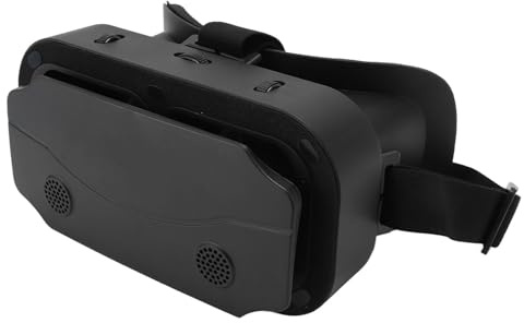 PUSOKEI Auriculares VR para Miopía Ajustables, Gafas de Realidad Virtual HD para Películas, Videojuegos, Gafas 3D VR con Ajuste IPD