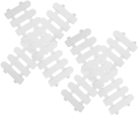 HOMSFOU Enclos Extérieur pour Tortues 4 Pcs en Plastique Résistant aux Intempéries, Clôture Modulable pour Reptiles et Petits Animaux, Protection Sécurisée pour Jardin et Espace Extérieur