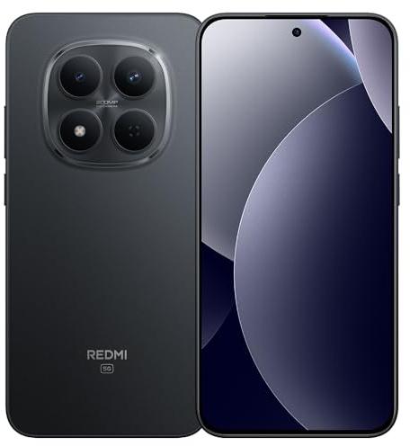 XIAOMI Redmi Note 15 Pro 5G Smartphone 12+512 GB, Batteria Massiccia da 6580 mAh, IP66/IP68, Nuova Fotocamera 200 MP, schermo AMOLED 1.5K da 6,83 Pollici, Nero (Caricatore Incluso)