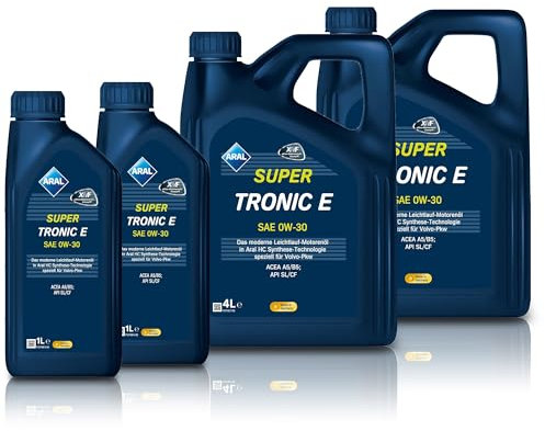 2x 1 L + 2x 4 L = 10 LITER ARAL SUPERTRONIC E 0W-30 MOTOR-ÖL MOTOREN-ÖL 32024874
