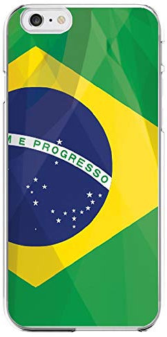 Shot Case - Coque Silicone IPHONE 5/5S/SE Drapeau Bresil Bresilien Apple Transparente Protection Gel Souple Housse Etui