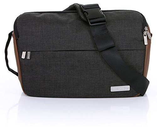 ABC Design Umhängetasche Slide - Messenger Bag/Wickeltasche mit Schultergurt und Reißverschlussfach - Piano