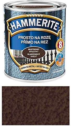 Farbauswahl Hammerite Metallschutz-lack Rostschutz 250ml Hammerschlag (Hammerschlag Braun)
