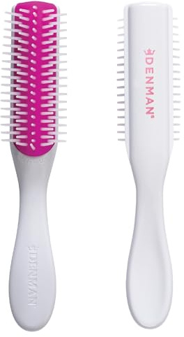 Denman Mini Curl & Blow‑Dry Styling Brush – definiert Wellen, glättet Frizz & stylt kurzes Haar präzise – D14 Kyoto, für Damen & Herren