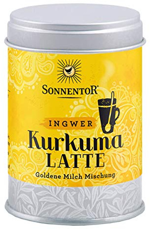 Sonnentor Kurkuma Latte Ingwer Bio Dose - 5er Pack, 60 G