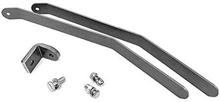 Dock66 Motorcycle Parts Fender Montage Kit 'Bobber' für Motorrad, Grau, Metall, Classic, Front