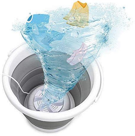 DACHUANG Mini Washing Machine, Portable Ultrasonic Turbine Washer, Wl-1