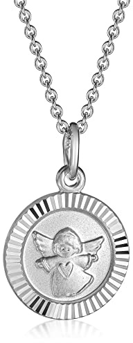 Xaana Taufkette Anhänger Schutzengel inkl. Kette 36/38 cm 925er Sterlingsilber rhodiniert AMZ0590