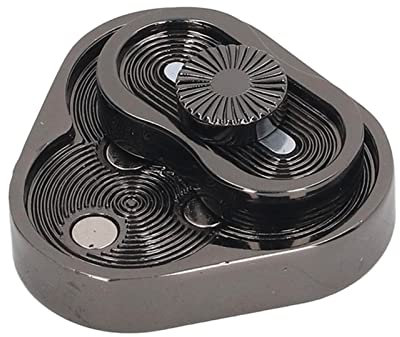 Dreieckiger Rotations-Fidget-Slider, Magnetisches Metall-Fidget-Spielzeug, Spielzeug Zum Stressabbau bei Angstzuständen, Sensorisches Spinner-EDC-Spielzeug für Freund, Vater