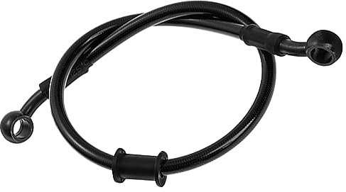 MOCNT Tubo Freno Moto 60cm Acciaio Intrecciato Tubo Olio Frizione Freno Moto Nero 10mm 900cm