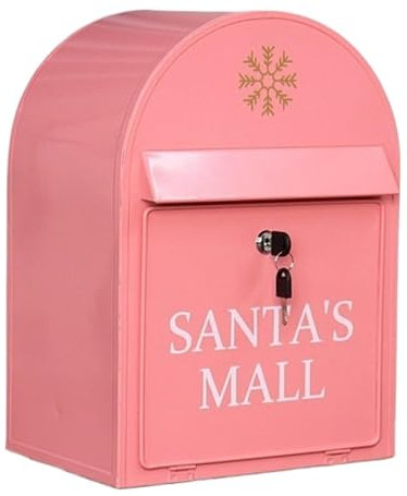 Briefkästen Postbox Moderner Briefkasten Lieferbriefkasten Briefkasten Für Alle Kleinen Pakete Zeitschriften Post Mail Brief Briefkasten Postkasten(Pink 1)