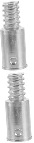 Beaupretty 2St Besenstielspitzen Adapter büroradio adaptor Austausch der Mopp-Stielspitze Verlängerungsstangenzubehör mit Gewinde Austausch des Gewindeendes für den Besenstiel Besenstielende