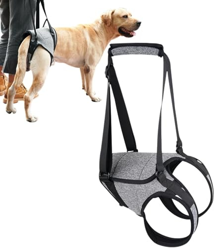 Hebegeschirr für Hunde – unterstützende Mobilitätshilfe, Hebegeschirr für hinten und vorne | Verstellbare, bequeme Haustier-Stützschlinge, Haustier-Gehhilfe-Schlinge für große und kleine Hunde, Spazie