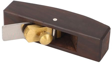 Petite Raboteuse à Main, Lame en Acier, Boucher, Bois de Santal Noir, ébène, Fraises d'angle en Acier à Grande Vitesse