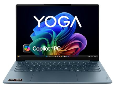 Lenovo Yoga Slim 7 Laptop | Copilot+ PC | 14 2.8K WUXGA OLED Display | AMD Ryzen AI 5 340 | 16GB RAM | 512GB SSD | AMD Radeon Grafik | Win11 | QWERTZ | Tidal Teal | 3 Monate Premium Care