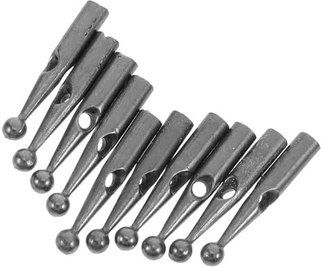 BESTonZON Replacement Umbrella Tail Beads Metal End Caps 10Pcs Folding Patio Umbrella Parts Easy Installation Durable Outdoor Accessories