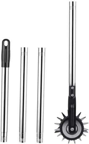 UPKOCH Coupe-Bordures Rotatif à Roue Métal Accessoires pour Tondeuses à Gazon Outils De Coupe pour Pelouse