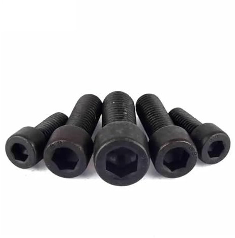 WEKONUMEX Viti Bulloni, Bulloni a Testa cilindrica con esagono Incassato M10 in Acciaio al Carbonio Grado 8.8, Mano Sinistra, M10x(20-60) mm(M10x60mm)