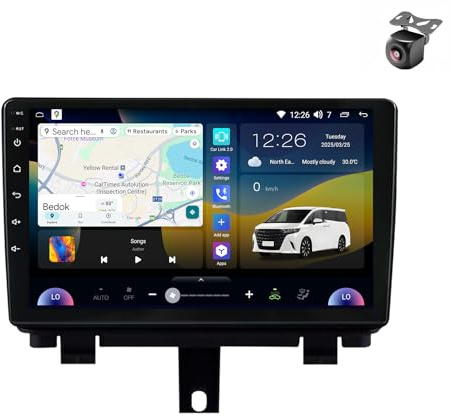 Android 14 Autoradio per Audi Q3 8U 2011 2012 2013 2014-2017 2018 2 DIN Stereo Car Tablet Pollici Schermo MP5 Lettore Multimediale Receiver GPS con RDS Carplay Android Auto (M300S 8core 4+32G)