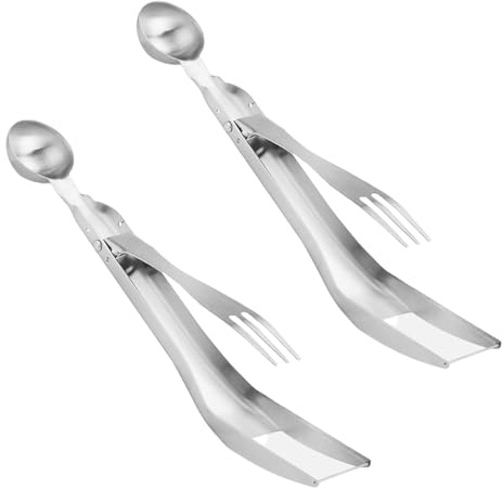 2Pcs Stainless Steel Melon Baller & Slicer Set with Handle for Effortless Fruit Cutting and Serving Melon Dicer Kitchen Tool