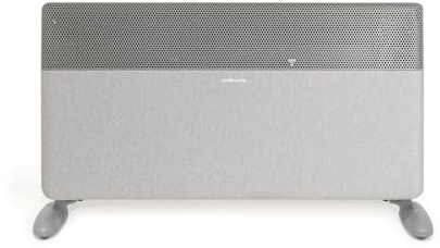 CREATE/WARM TEXTILE INVERTER/Convector de pared o suelo con WiFi gris con patas/Tecnología Inverter. 4 modos. 10 potencias. apto para baño. programable. control app. 2000W