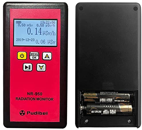 Misuratore di radiazioni nucleari professionale, contatore Geiger portatile, dosimetro portatile, rilevatore radioattivo multifunzionale per raggi Y X e radiazioni elettromagnetiche