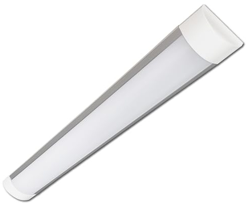 LED ATOMANT Pantalla Luminaria LED integrado, 120cm 40W CCT, Con Selector de Color (Blanco Calido, Neutro y Frio), 4000 lumenes